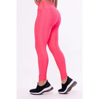 Legging Suplex Cós Alto Bolha Fitness Academia 3D - Alta qualidade - Preto