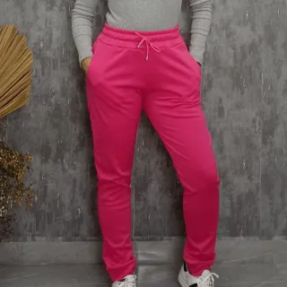 Moda Blogueira: Calça Feminina Moletom Cintura Alta - Rosa