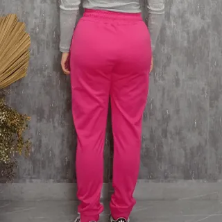 Moda Blogueira: Kit 2 Calças Femininas de Cintura Alta em Moletom - Rosa/Preto