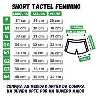 Shorts Estampado Tactel Adulto Feminino - Kit com 04 - G