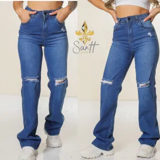 Melhor calça jeans feminina premium super skinny do Brasil - Calça super destroyed