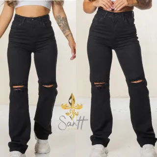 Melhor calça jeans feminina premium super skinny do Brasil - Calça super destroyed