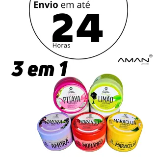 Fruktais Esfoliante Dourado 3 em 1 para o Corpo