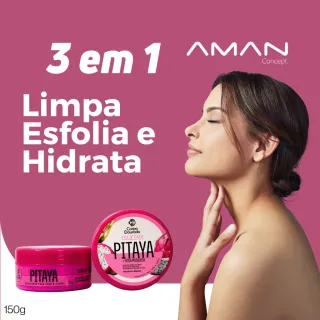 Fruktais Esfoliante Dourado 3 em 1 para o Corpo - Amora (150g)