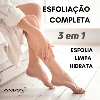 Fruktais Esfoliante Dourado 3 em 1 para o Corpo - Amora (150g)