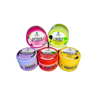 Fruktais Esfoliante Dourado 3 em 1 para o Corpo - Amora (150g)