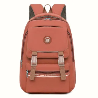 Mochila impermeável unissex grande Jx1436 para escola em nylon - Azul