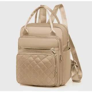 Grande Capacidade Mochila Feminina Nylon Impermeável Trabalho Casual - 519 Cor aleatório