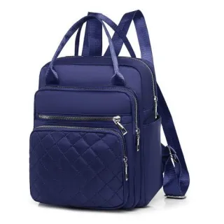 Grande Capacidade Mochila Feminina Nylon Impermeável Trabalho Casual - 519 Cor aleatório
