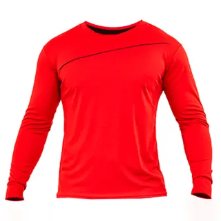 Blusa Manga Longa Masculina Dry Fit para Academia e Exercícios - Preto