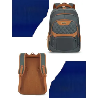 Grande Mochila Masculina Resistente Couro Impermeável 90125 - Azul