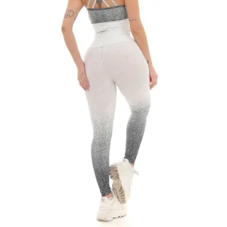 Legging Feminina Degrade para Academia, Ginástica e Caminhada - Azul