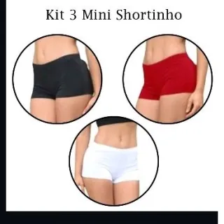 Shortinho justo feminino curto para treino de academia e pole dance - Bolinha branca