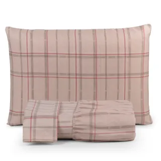 Lençol Queen 3 Peças 200 Fios - Toque Macio e Várias Estampas - Cairo