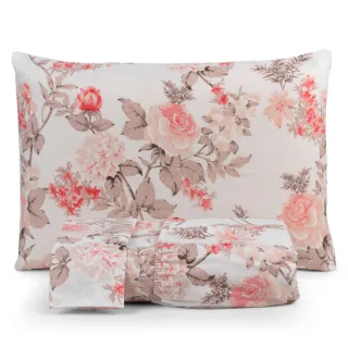 Lençol Queen 3 Peças 200 Fios - Toque Macio e Várias Estampas - Cairo