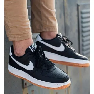 Tênis casual esportivo preto e branco de couro NK Masculino Feminino - todo branco