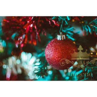 Promoção - Kit 30 Unidades Bolas de Natal Vermelhas Lisa Fosca Glitter N3 - Único