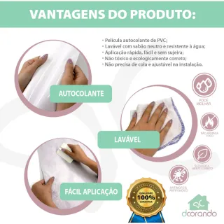 Papel de Parede Lavável Cinza Escuro 3D - Cozinha, Banheiro, Sala - Único