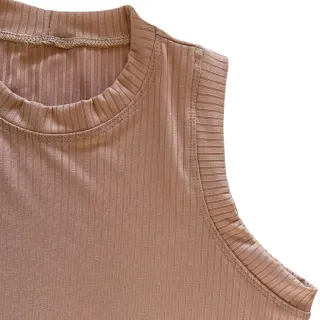 Promoção Blusa Feminina Regata Canelada Básica - Trabalho, Festas, Verão - Branco