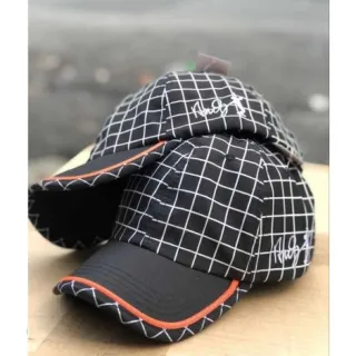 Boné Sport Premium Quadriculado A.n.d.y - Azul Escuro