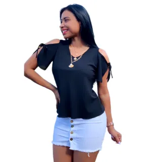 Blusa Estampada de Crepe de Seda - Kit com 2 unidades - GG  ESTAMPAS SORTIDAS