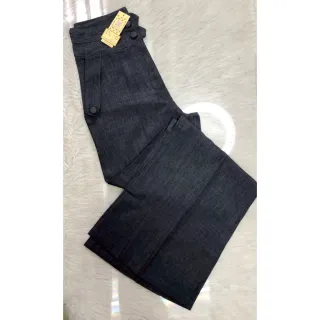 Pantalona Linho Calça L8297 - Cinza rosado