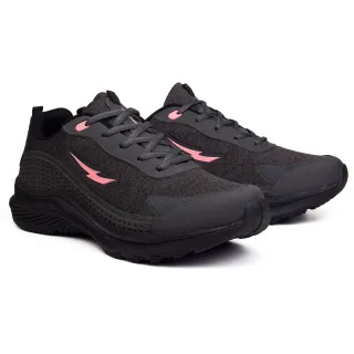 Promoção Imperdível - Tênis Feminino Leve e Confortável para Corrida, Caminhada e Academia - PRETO>PINK