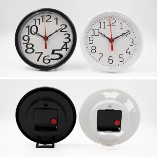 Relógio Redondo de Parede ou Mesa 15cm - NÚMEROS - 401-01