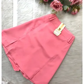 Saia Shorts de Alfaiataria Feminina - Tamanho 52 - Roxo