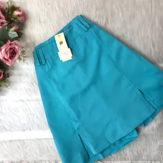 Saia Shorts de Alfaiataria Feminina - Tamanho 52 - Roxo