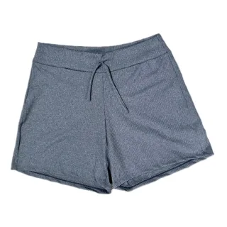 Plus Size Feminino Short Estampado Malha Canelada Liso Tamanhos Grandes - Variadas