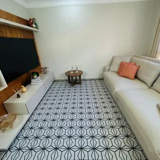 Tapete Antiderrapante Premium Geométrico Jacquard 200x140 Atacado Revenda - M 3 Aladim