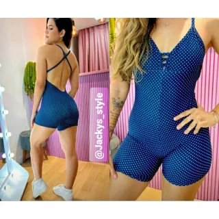 Macaquinho de Academia Feminino Suplex Alcinha Cruzado - Fitness Curto - Ref.002