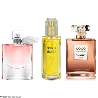 Promoção Perfumes Importados Feminino 50 ml - Similar, Envio Rápido - La Vie - Gabriela - 212 Rose