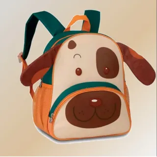 Pequena mochila infantil para passeio ou creche, pet menino menina - Zebra