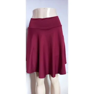 Qualidade Suplex Short Saia - Raryel - Bordô