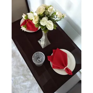 Promoção Kit com 2 Trilhos/Caminhos de Mesa Liso - 1.45 X 40cm - Laranja