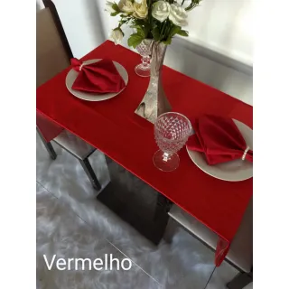 Promoção Kit com 2 Trilhos/Caminhos de Mesa Liso - 1.45 X 40cm - Laranja
