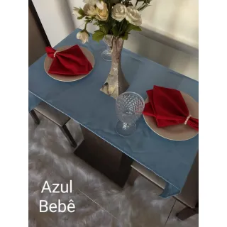 Promoção Kit com 2 Trilhos/Caminhos de Mesa Liso - 1.45 X 40cm - Laranja