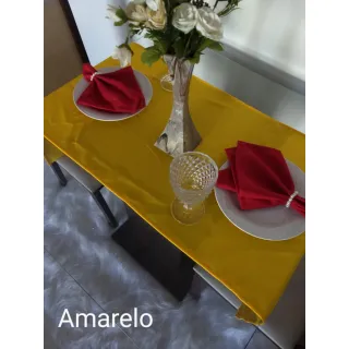 Promoção Kit com 2 Trilhos/Caminhos de Mesa Liso - 1.45 X 40cm - Laranja