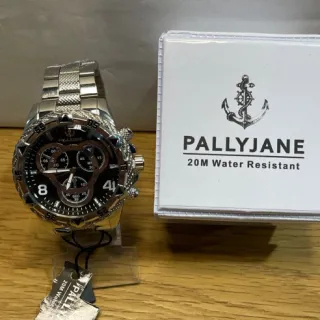 Mod1/4 Pallyjane - Relógio Masculino Prova D´Água - Dourado/Preto/Azul-Mod4