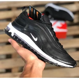 Promoção Tênis Air Max Masculino e Feminino, Confortável - PRETO/PRETO