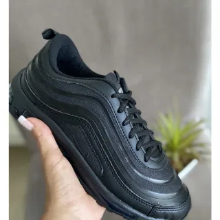 Promoção Tênis Air Max Masculino e Feminino, Confortável - PRETO/PRETO