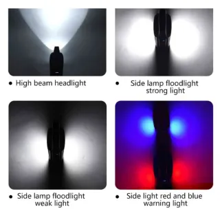 Luz Emergência Portátil Dobrável LED Solar USB Recarregável - AL-B1301 - Preto