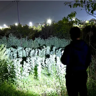 Luz Emergência Portátil Dobrável LED Solar USB Recarregável - AL-B1301 - Preto