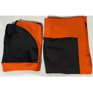 Roupa de academia Plus Size Conjunto Fitness Calça Legging e Top GG XGG EXGG - Vermelho