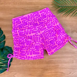 Cordinha de Academia com Regulagem na Lateral - Fitness Feminino - estampa 16