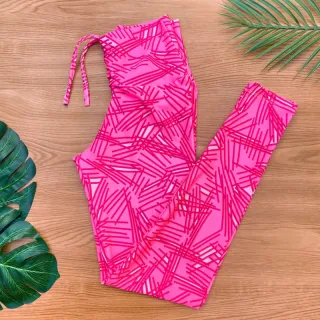 Cintura Alta Legging Fitness Estampada Suplex Academia - estampa 3