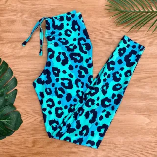 Cintura Alta Legging Fitness Estampada Suplex Academia - estampa 3