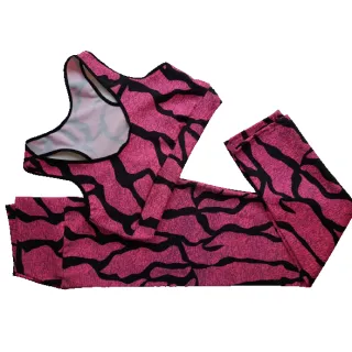 Calça Legging e Top Conjunto Fitness Feminino para Academia - COR 288